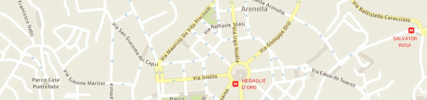 Mappa della impresa officine pelli a NAPOLI