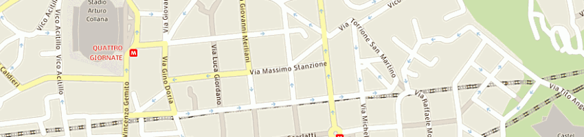 Mappa della impresa fratelli cerino costruttori snc a NAPOLI
