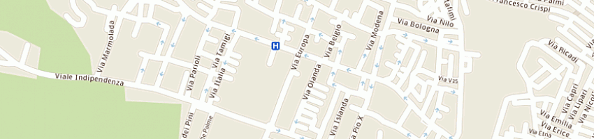 Mappa della impresa voddo giuseppe alexander a GELA