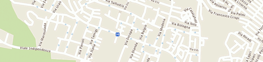 Mappa della impresa iorio mauro a GELA
