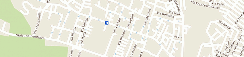 Mappa della impresa habana cafe di ardore vincenzo a GELA