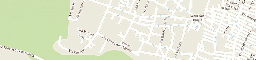 Mappa della impresa incorvaia maximiliana a GELA