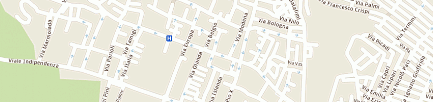 Mappa della impresa pino maria luisa a GELA