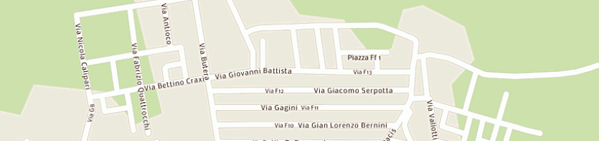 Mappa della impresa stucchificio dekora a GELA