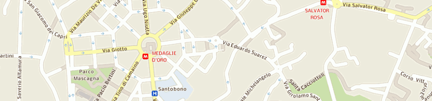 Mappa della impresa magno pizza di magno c sas a NAPOLI