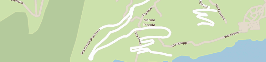 Mappa della impresa pensione quattro stagioni a CAPRI