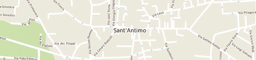 Mappa della impresa pedata giovanni a SANT ANTIMO