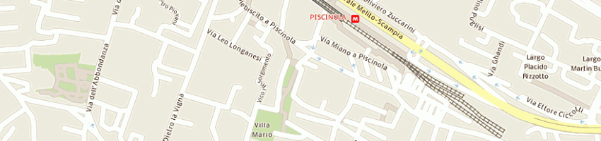 Mappa della impresa comune di napoli - circoscrizione piscinola marianella a NAPOLI