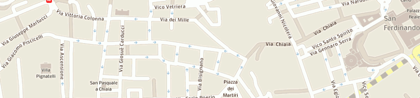 Mappa della impresa tentazione sas di avallone azzurra a NAPOLI