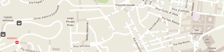 Mappa della impresa mavi di satriano anna e c sas a NAPOLI