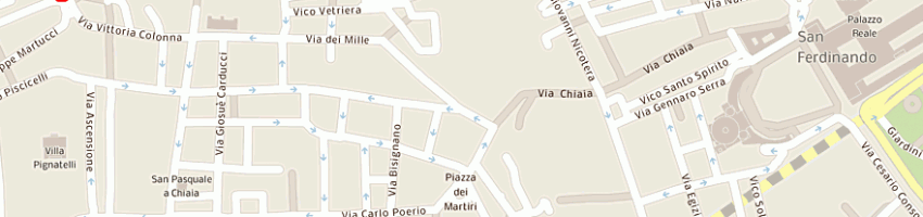 Mappa della impresa hd hospitality and design srl a NAPOLI
