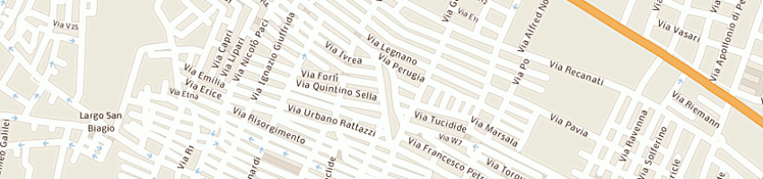 Mappa della impresa vella antincendi a GELA