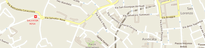 Mappa della impresa quadrifoglio di aida flaminio e c sas a NAPOLI