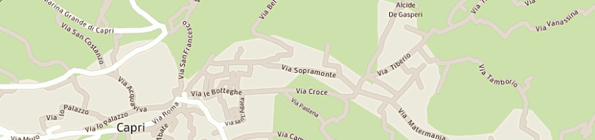 Mappa della impresa albergo esperia a CAPRI