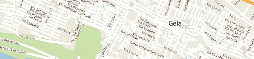 Mappa della impresa e-solution di tandurella andrea a GELA