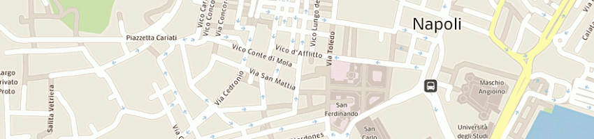 Mappa della impresa giustiniani mario di giustiniani salvatore a NAPOLI