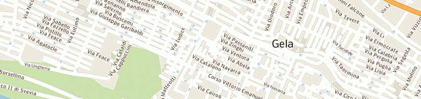 Mappa della impresa albini federico francesco a GELA