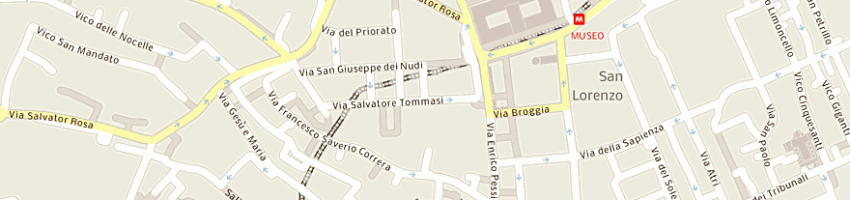 Mappa della impresa tarantino concetta a NAPOLI