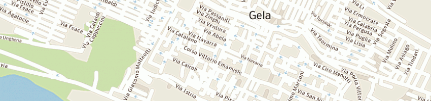 Mappa della impresa maira antonino a GELA