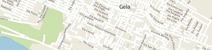 Mappa della impresa scicolone claudio a GELA