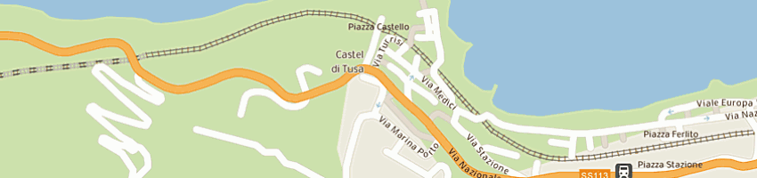 Mappa della impresa scuola per l'infanzia a TUSA