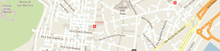 Mappa della impresa thi napoli srl a NAPOLI