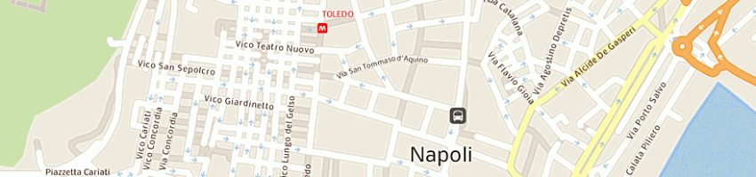 Mappa della impresa mandara import export srl a NAPOLI