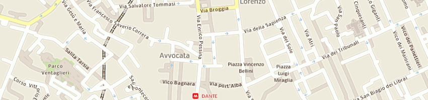 Mappa della impresa sartoria ricci a NAPOLI