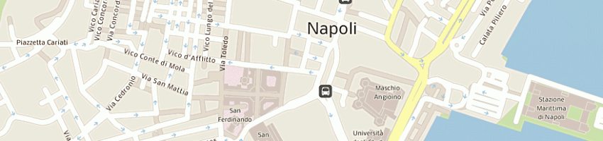 Mappa della impresa centro medicina e chirurgia estetica slender srl a NAPOLI