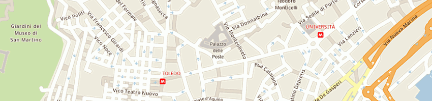 Mappa della impresa cile castello srl a NAPOLI