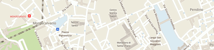 Mappa della impresa pironti di d'ambrosio ida e c sas a NAPOLI