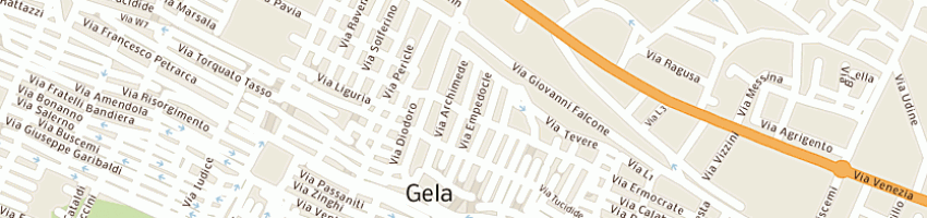 Mappa della impresa chimec (spa) a GELA