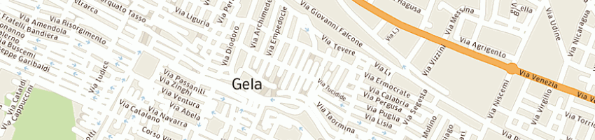 Mappa della impresa okinawa club a GELA