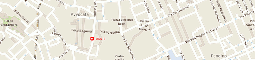 Mappa della impresa caffe delle muse sas di piccolo salvatore a NAPOLI