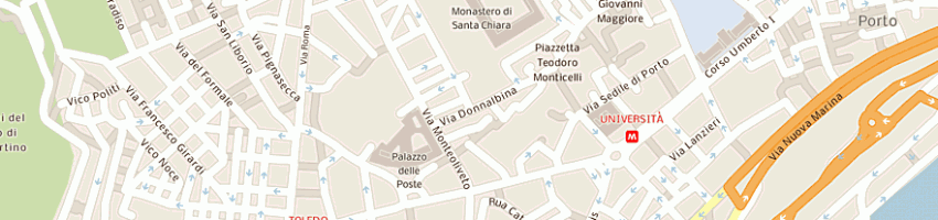 Mappa della impresa longobardo mario a NAPOLI