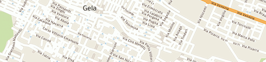 Mappa della impresa associazione temporanea di impresa psaila nunzio a GELA