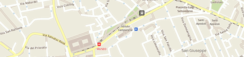 Mappa della impresa profumeria lilly srl a NAPOLI