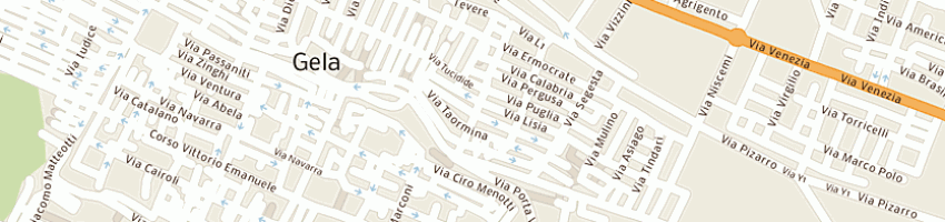 Mappa della impresa caci saverio francesco a GELA