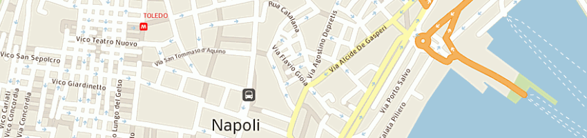 Mappa della impresa castiglione mare sas di castiglione gennaro e c a NAPOLI