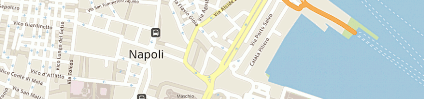 Mappa della impresa ditta cuomo sas di giovanni cuomo a NAPOLI