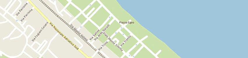 Mappa della impresa albergo ristorante garden a FRANCAVILLA AL MARE