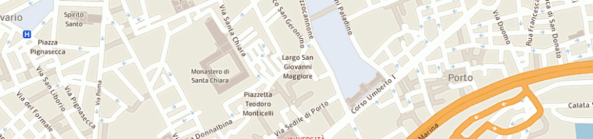 Mappa della impresa sarnelli sas di de marco patrizio e c a NAPOLI