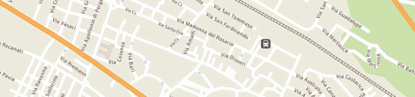 Mappa della impresa consulta gelese per i diritti degli handicappati a GELA