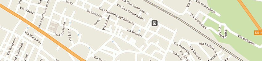 Mappa della impresa studio siragusa di bunetto saverio a GELA