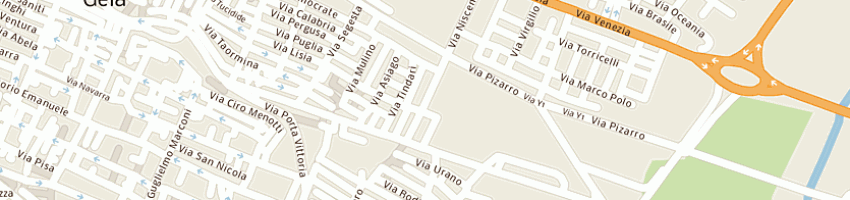 Mappa della impresa ciaramella roberto a GELA