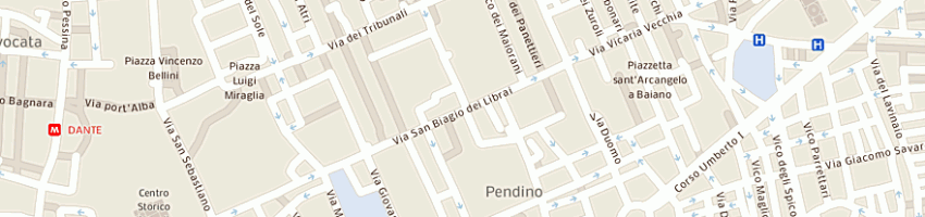 Mappa della impresa nocerino fortuna a NAPOLI