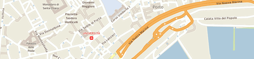 Mappa della impresa facolta' di architettura a NAPOLI