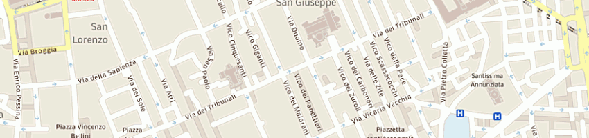 Mappa della impresa flli zinzi sas di bonerba anna e c a NAPOLI