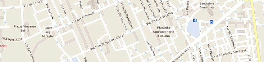 Mappa della impresa soprintendenza archivistica per la campania a NAPOLI