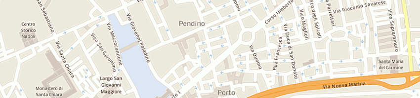 Mappa della impresa bar d'angelo di sole maria rosaria sas a NAPOLI